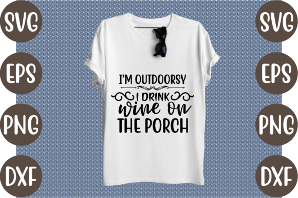 A Porch-Side Graphic for Modern T-Shirt Designs