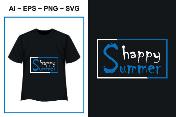 A Review of Happy Summer Typography Graphics for Illustrations