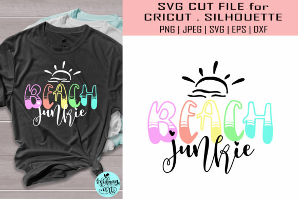 Beach Junkie Summer Graphics for T-Shirt Designs