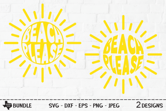Beach Please Summer Graphics for Crafts & Merchandise