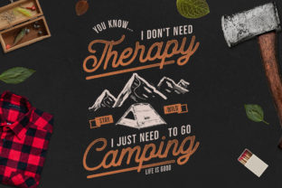 Camping T-Shirt Design. Adventure Badge
