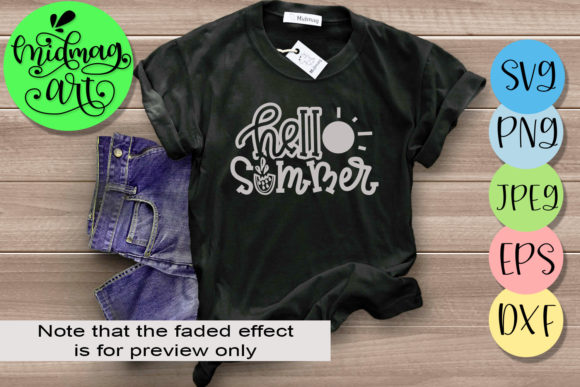 Hello Summer, Summer: A Vibrant Addition to T-Shirt Designs and Graphics