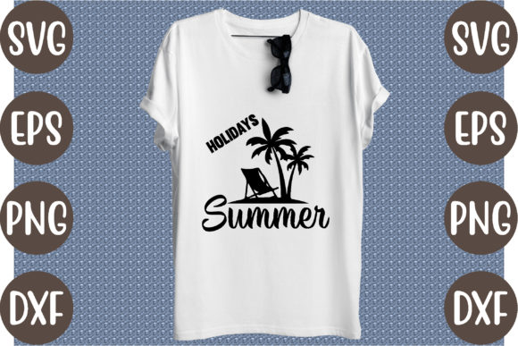 HOLIDAYS SUMMER: A Vibrant Addition to T-Shirt Designs and Graphics
