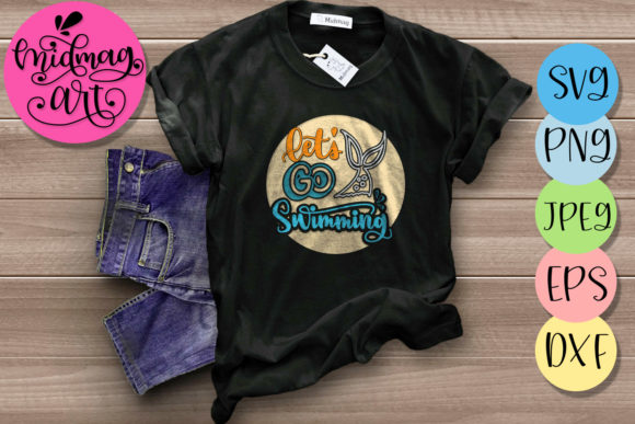 Let's Go Swimming: A Fresh Splash for T-Shirt Designs and Graphics