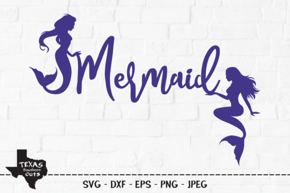 Mermaid - Summer Shirt Design for Graphics and Crafts