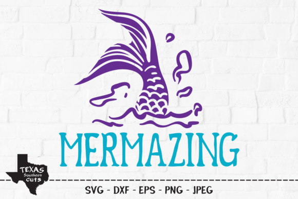 Mermazing - Summer Shirt Design for Graphics and Crafts