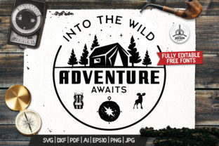 Retro Camp T-Shirt Design Logo Adventure: A Versatile Graphics and Logos Asset