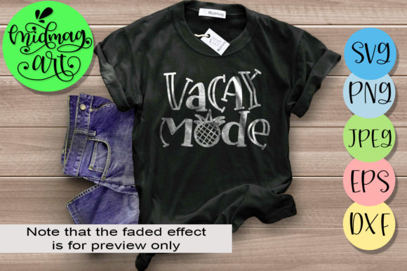 Review: Vacay Mode, Summer for T-Shirt Designs and Graphics