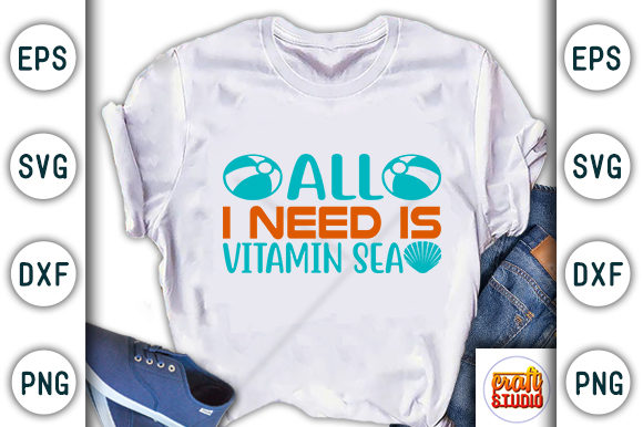 Reviewing the All I Need Is Vitamin Sea Summer SVG Design