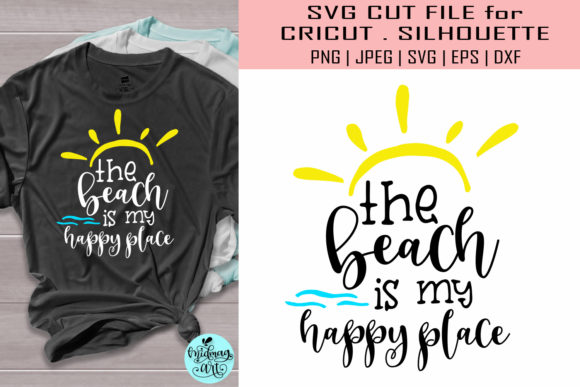 Reviewing The Beach is My Happy Place Graphics for T-Shirt Designs