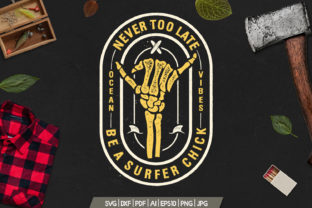 Surfing Retro Logo Design: A Versatile Graphic for Summer